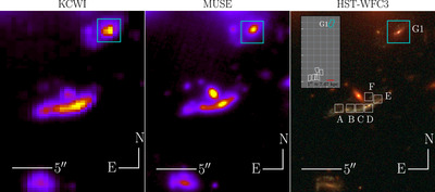 Study of spatially resolved CGM driven by galactic outflows around a gravitationally lensed galaxy